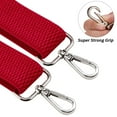 thumbnail image 2 of Buyless Fashion Heavy Duty 2 Pack Suspenders for Men - 48" Adjustable Straps 1 1/2" - X Back with Strong Hooks - 5145-2-Red, 2 of 7