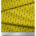 thumbnail image 3 of Soimoi Yellow Cotton Jersey Fabric Arrows Arrow Print Sewing Fabric Yard 58 Inch Wide, 3 of 3