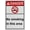 Warning Sign 2, variant on Industrial Caution Sign No Smoking Area Sign (No smoking in this area) 8 in" x 12 in" UV Resistant Indoor Outdoor Workplace Industrial Caution Warning Sign