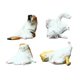 thumbnail image 1 of Figuras de gatito durmiendo para decoración de salpicadero de coche, diseño de gato, para parabrisas y consola, bonitos adornos de PVC, accesorio seguro y adorable para el interior del coche., 1 of 8