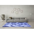 thumbnail image 3 of Ahgly Company Indoor Rectangle Abstract Blue Modern Area Rugs, 6' x 9', 3 of 4