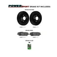 thumbnail image 2 of Power Sport Front Brakes and Rotors Kit |Front Brake Pads| Brake Rotors and Pads| Semi-Metallic Brake Pads and Rotors BBC1.92037.03, 2 of 6