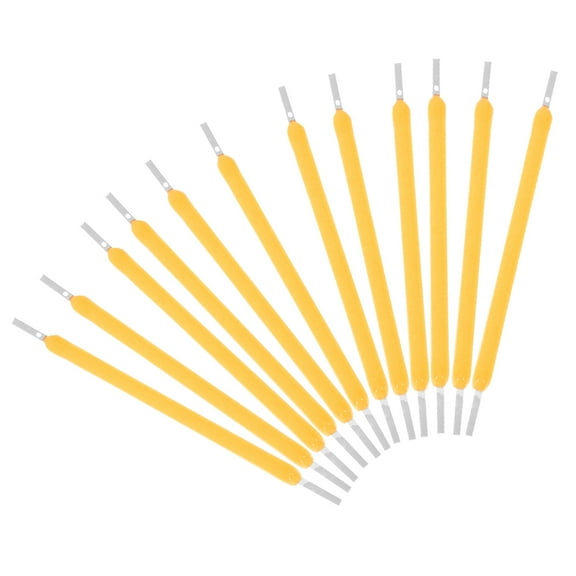 VORCOOL 30Pcs LED Lamp Filament Replacement Yellow High Brightness Bulb Accessory for Home and Commercial Use