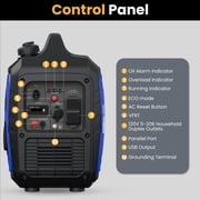 NEXPOW 2250W Portable Inverter Generator, Gasoline Power Quiet Lightweight for Backup Home & Camping, Eco-Mode Feature, Parallel Capability, EPA Compliant
