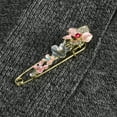 thumbnail image 4 of Uxcell Flower Safety Decorative Pins Brooch, 2Pcs Anti Exposure, 4 of 4