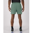 thumbnail image 6 of Hanes Moves Men's Performance Shorts, 6” Herbal Olive Green S, 6 of 10