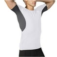 thumbnail image 4 of Men T Shirt Short Sleeve Shirts for Men Men's Compression Shirts Short Sleeve Athletic Workout Shirt Rash Guard Base Layer Running Gym Undershirt Gear, 4 of 7