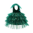 thumbnail image 5 of REDARER Girls Christmas Star Tulle Tutu Dress Set with Headband and Knee High Socks for Holiday Party Pageant Dress Up,8-9 Years, 5 of 8