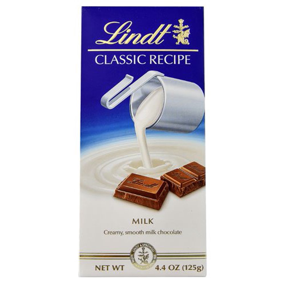 Lindt Classic Recipe Milk Chocolate Bar 4.4 oz 2 pc