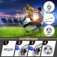 thumbnail image 2 of VONKY PU Standard Size 5 Soccer Ball For Football Training Match Size 5 Machine-Stitched Match Football black, 2 of 6