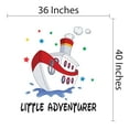 thumbnail image 4 of Cartoon Wall Decals for Boy's Bedroom - The Boat is going to Sea Wall Sticker Decal With Easy Installation Instructions Kid's Bedroom Décor Wall Sticker - Size: 36 In x 40 In, 4 of 5
