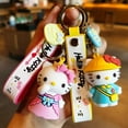 Anime Cartoon Hello Kitty Sanrio Kuromi Mymelody Pendant Keychain