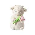 thumbnail image 1 of Peluche Corderito Con Tulipán 25 Cm Malubero BLANCO, 1 of 5