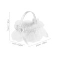 thumbnail image 2 of GOOHOCHY Bridal Shower Favor Basket Rustic Flower Basket With Handle For Celebration 1Set, 2 of 8