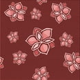 thumbnail image 1 of Ahgly Company Tapis de Zone Carré Transitionnel Lavable en Machine, Rouge Canneberge, 6 Pieds Carré, 1 of 7
