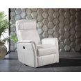 thumbnail image 1 of Topline Home Furnishings White Power Swivel Recliner, 1 of 3