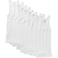 thumbnail image 2 of Men's ComfortSoft White Tank 6 + 3 Free Bonus Pack, 2 of 4