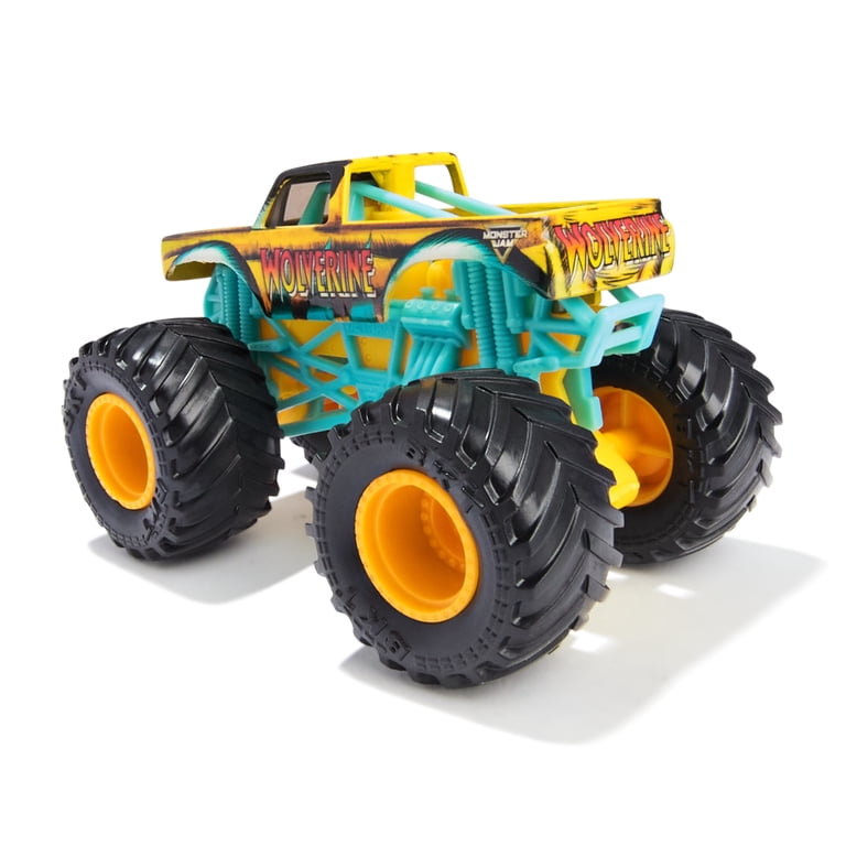 Monster Jam, Marvel Official Wolverine Monster Truck, Die-Cast