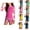 Pink, variant on HAOTAGS Girls Long Sleeve Swim Set,Sun Protection Conservative Elastic Waist Rash Guard Swimwear Yellow 12