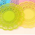 thumbnail image 1 of CRILSTYLEO 4Ud Posavasos Redondos Antideslizantes De Silicona Con Patrón Decorativo De Encaje, 1 of 8
