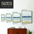 thumbnail image 4 of Watercolor Ocean Horizon II Framed Print in Green Solid Wood 8 x 10 Framed Print, 4 of 6