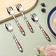 thumbnail image 3 of Juego de 4 Tenedores de Metal para Ensalada, Cucharas de Ensalada de Acero Inoxidable con Manejar de Baquelita, Tenedores para Ensalada, Fruta y Postre, 3 of 5