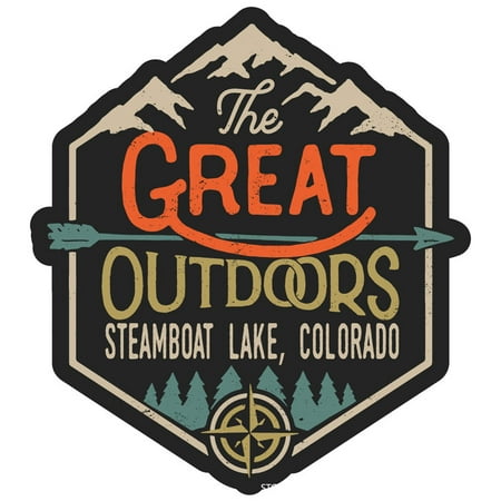 

Steamboat Lake Colorado The Great Outdoors Design 2-Inch Fridge Magnet