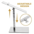 thumbnail image 4 of Adjustable High Heels Display Stand Freestanding Shoes Display Rack Stainless Steel Display Riser, 4 of 8
