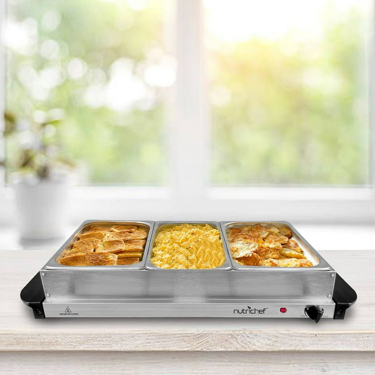 Nutrichef electric best sale warming tray