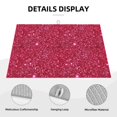 thumbnail image 3 of Fotbe Red Glitter Alfombrilla de Secado para Cocina con Estampado, 18x24 Pulgadas, 3 of 7