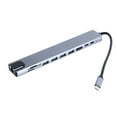 thumbnail image 2 of USB C Hub, Docking Station 100W Fast Charging Multi Function  for External Device, 2 of 7