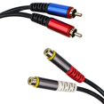 thumbnail image 3 of Sound Cable Long Sound Cable Nylon Braided Music Cable for Amplifier, 3 of 9