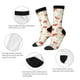 thumbnail image 4 of Fotbe Cartoon Flat Mushrooms Calcetas Largas con Estampado para Hombre y Mujer – Calcetas de Compresión Transpirables y Elásticas, Viajar y Uso Diario Talla 5-11, 4 of 6