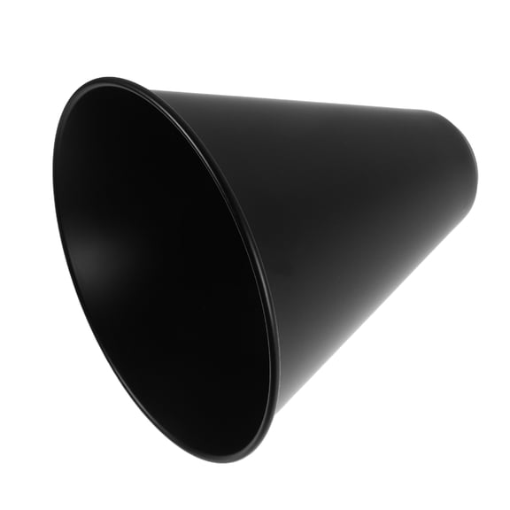 DEEPCRAFF Black Iron Industrial Cone Lampshade Vintage Style Ceiling Light Cover for Hanging and Floor Lamps