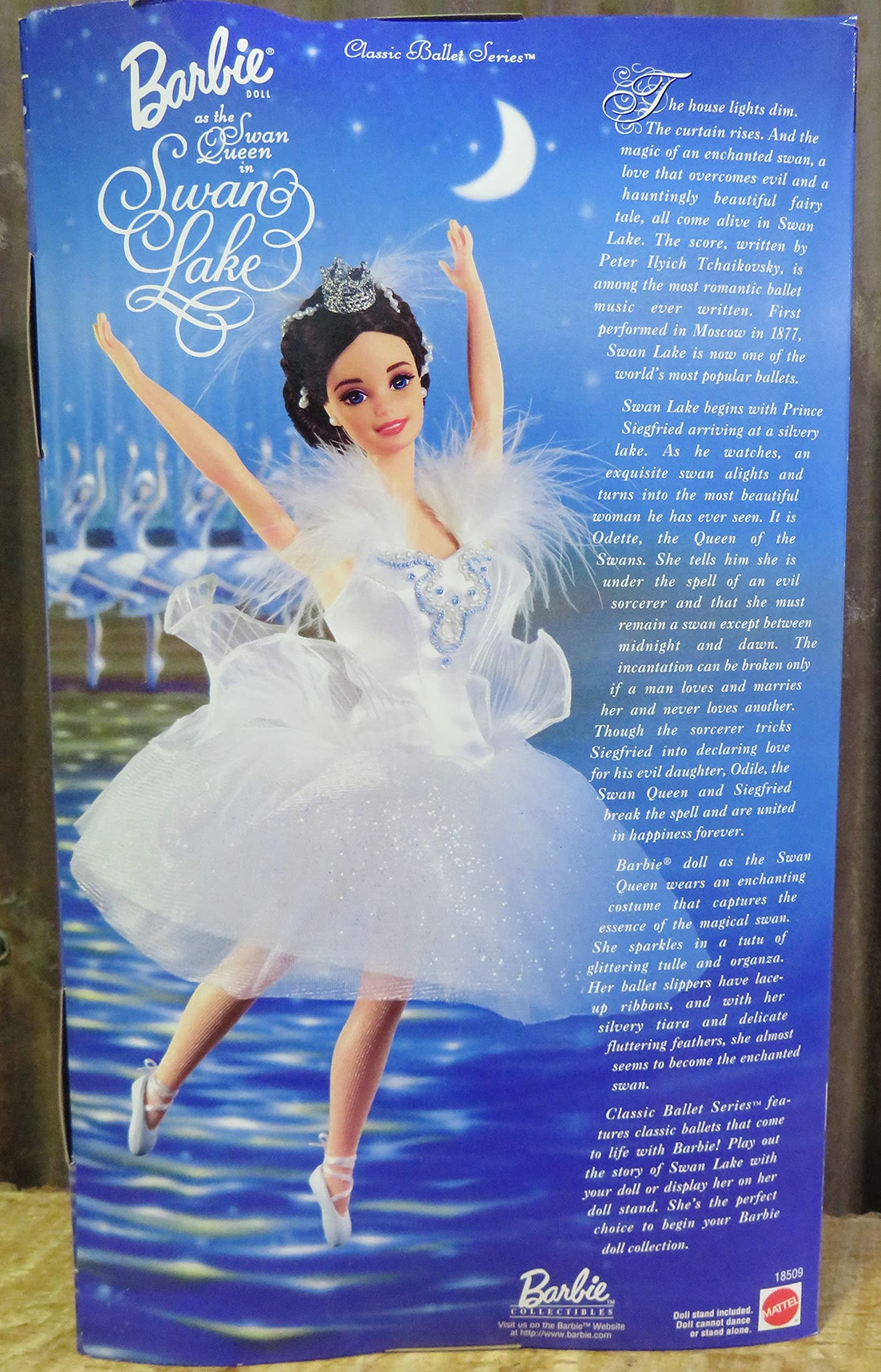 Barbie Swan Lake First In A Series Of Musical Ballerina Dolls 1991 Mattel 1648 - We-R-Toys