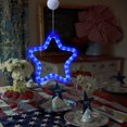 thumbnail image 4 of Luces decorativas para ventanas del 4 de julio con luces para la puerta principal, Día de la Independencia, luces rojas, blancas y azules con ventosa para decoración de interiores y exteriores del hog, 4 of 6