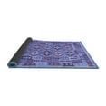 thumbnail image 2 of Ahgly Company Indoor Round Southwestern Blue Country Area Rugs, 3' Round, 2 of 4