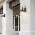 thumbnail image 3 of LNC 1-Light Black Modern&Contemporary 1-Light Globe Outdoor Wall Lamp Rusty 2pcs/pack, 3 of 12