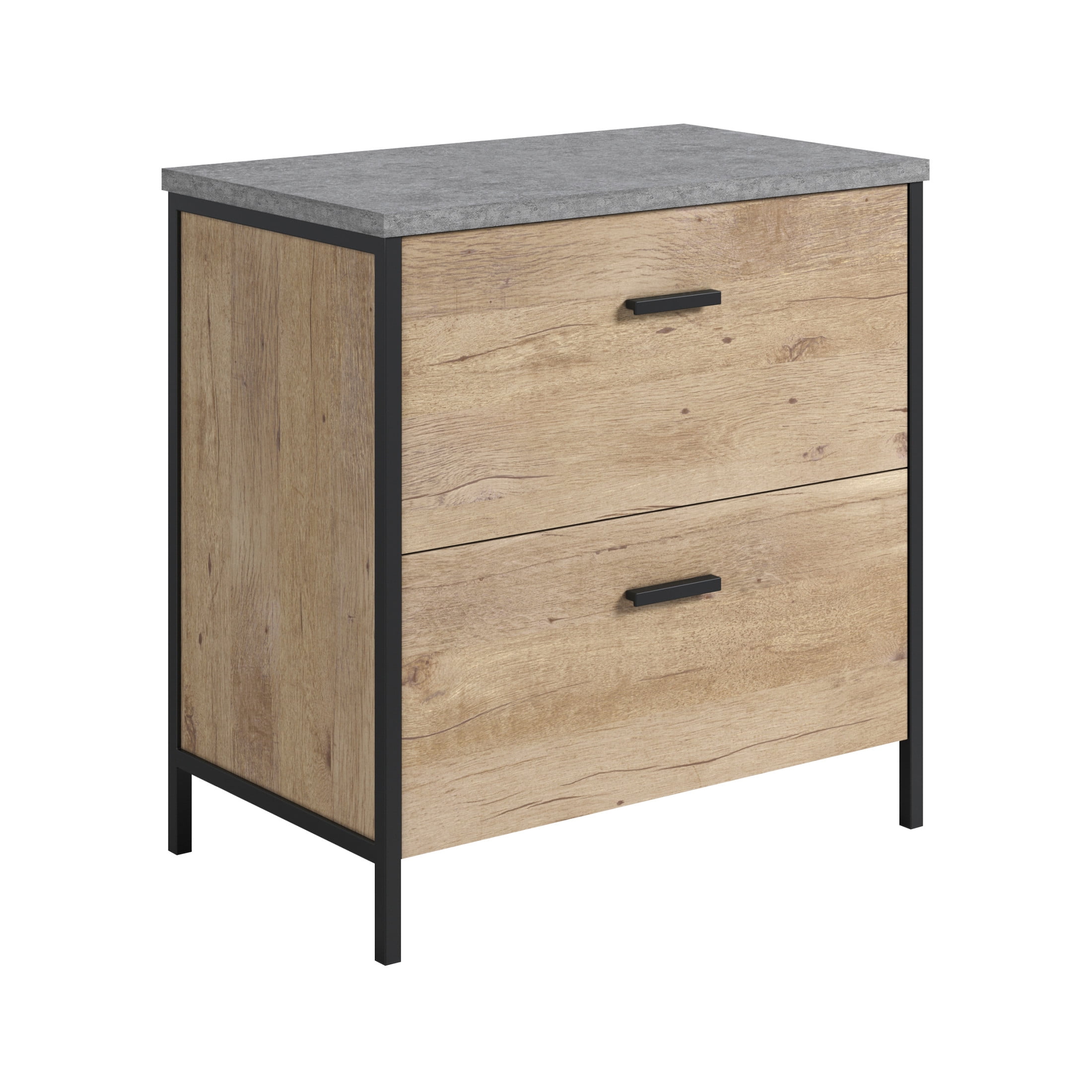 Sauder Market Commons 2-Drawer Lateral File Cabinet, Prime Oak Finish