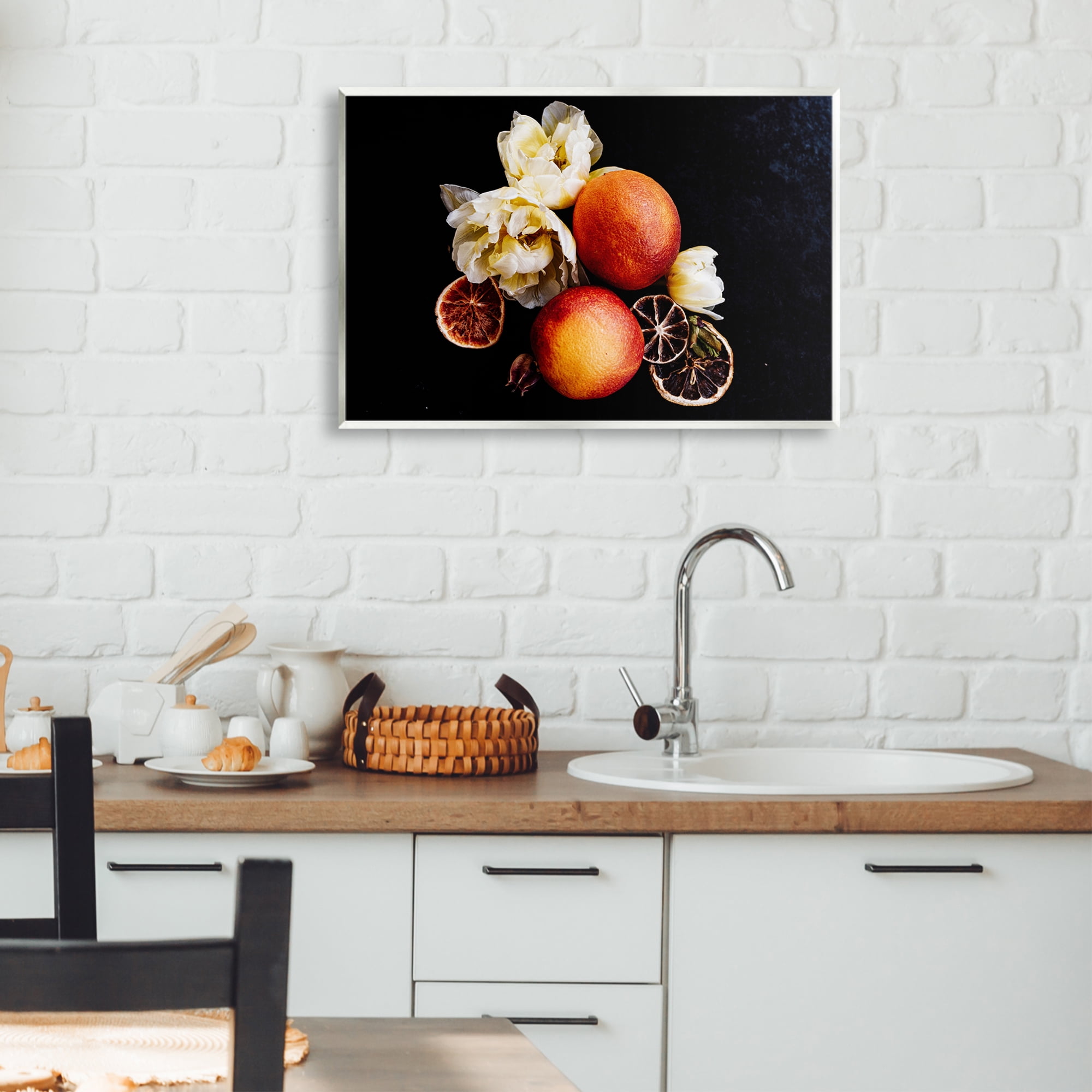 The Still Spring Fruit Wall Plaque Art, design by Amy Carroll