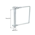 thumbnail image 2 of Uxcell Shaft Locking Pin 8mm x 70mm Coupler Pin for Farm Trailers Lawn Garden in Square, 2 of 5