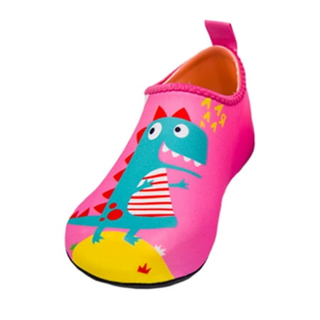 

8QIDA Girls Athletic Shoes Size 2.5 Children Waterproof Swimming Shoes Light and Breathable Diving Hot Spring Shoes Water Skiing and Skin Soft Shoes 10-10.5 Years