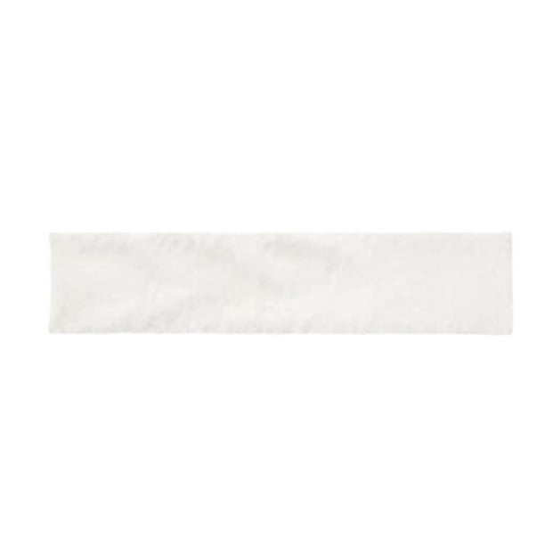 Camino de mesa navideño, moderno, blanco nieve, para mesa de comedor, cómoda, 37 x 150 cm