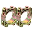thumbnail image 1 of Unique Bargains 2Pack T-Bolt Hose Clamps, 240-252mm/9.45'-9.93' ID Range, Carbon Steel Radiator Hose Clamp Intake Clamp, 1 of 4