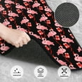 thumbnail image 3 of Vsdgher New Year Flamingo Car Foot Mat Set of 4 Pieces Universal Floor Liner Car Accessories Fits Most Cars, Trucks, Vans, sedans, SUV, 3 of 7