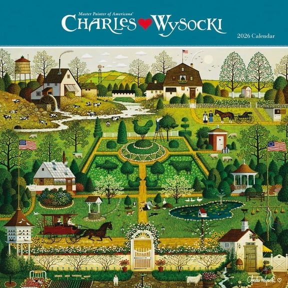 Charles Wysocki, Americana: 7x7 Mini, (Paperback)