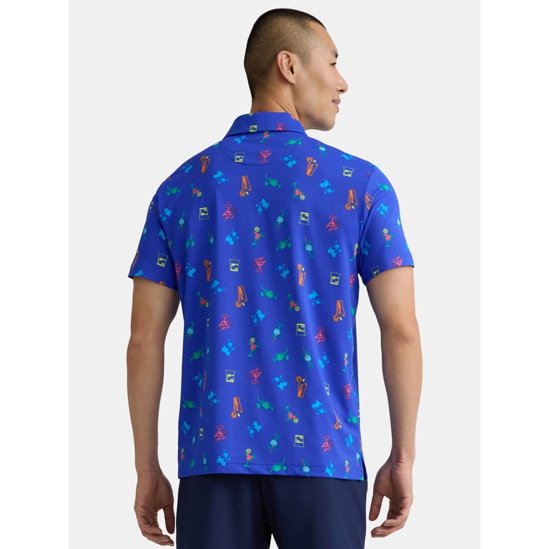 Birdie Bound Men's Novelty Print Golf Polo Shirt photo 5