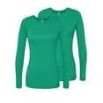 thumbnail image 1 of Adar sous-Vêtements pour Femmes 2 Pack - Tee-Shirt de Confort à Manches Longues, 1 of 7