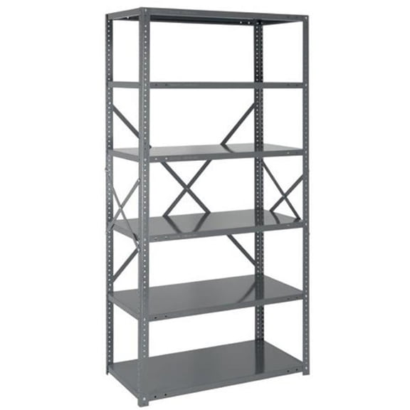 8 Shelf Steel Shelving Unit, 75 in.