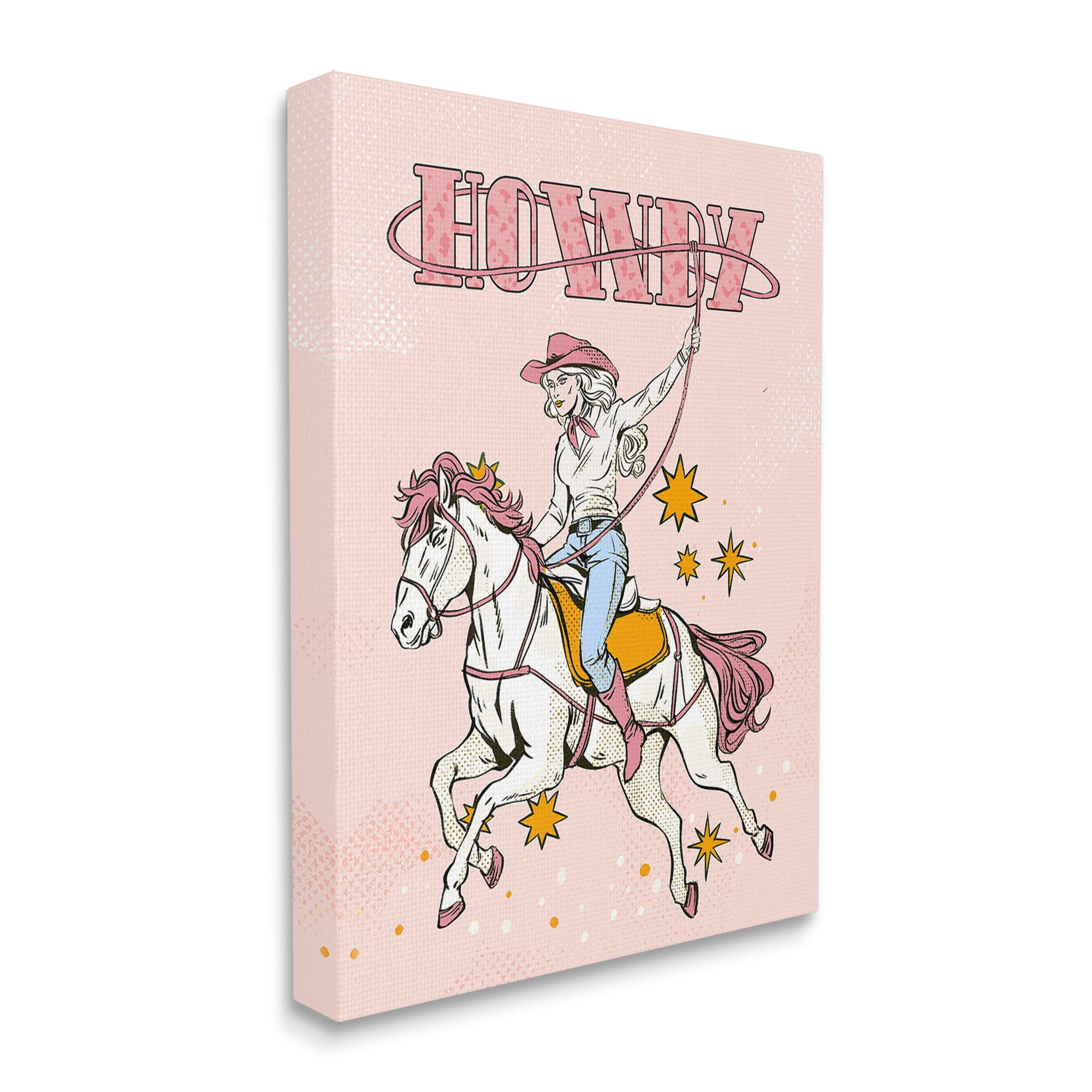 Stupell Industries Vintage Pastel Howdy Animals & Insects Painting Gallery Wrapped Canvas Art Print Wall Art, 16 x 20